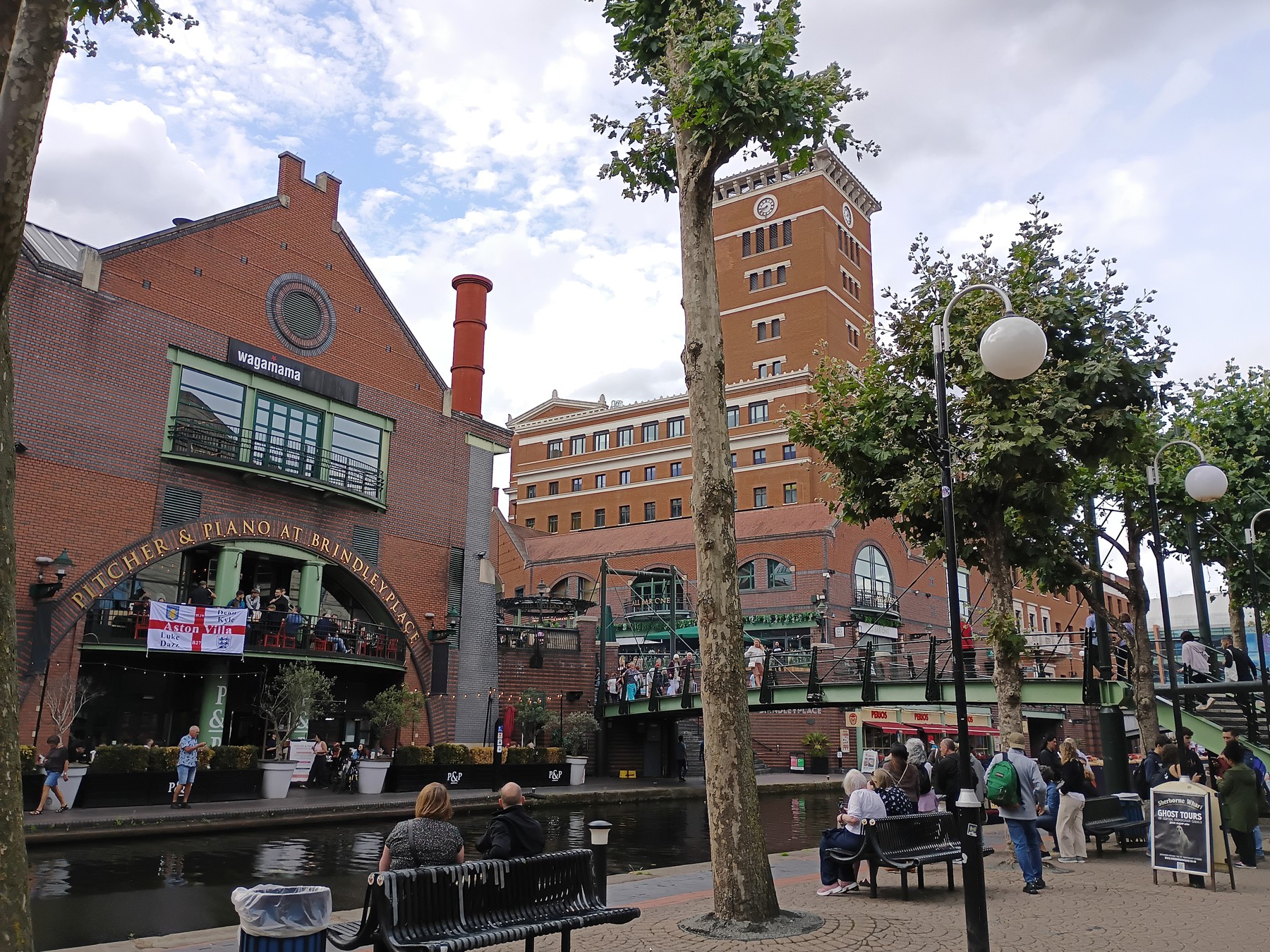 Brindleyplace Canalside Birmingham England